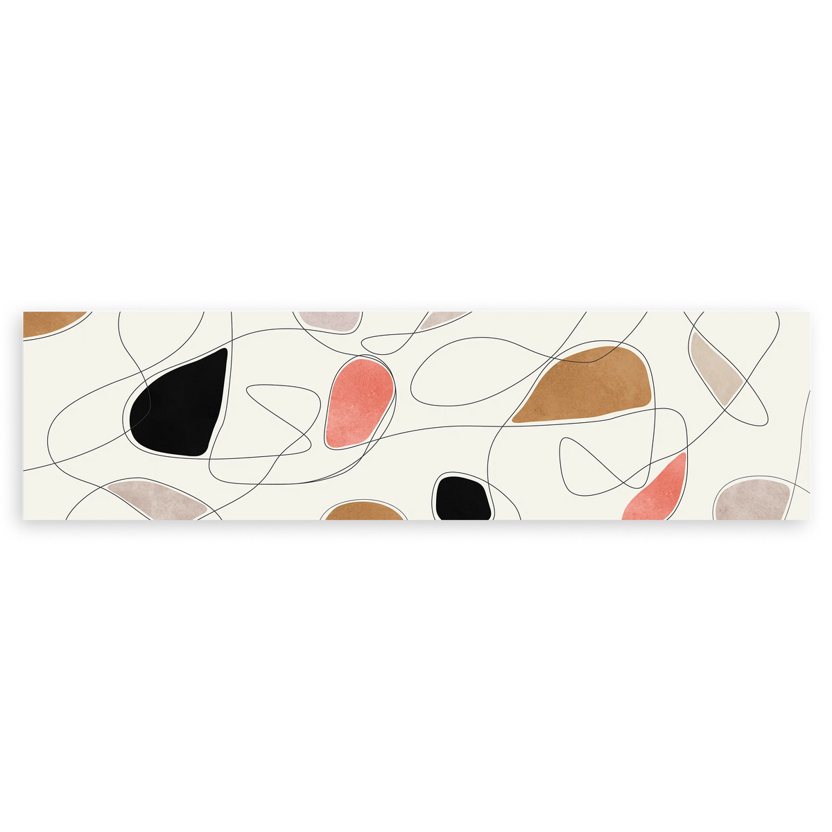 Cuadro horizontal abstracto disponible en kudeko.com
