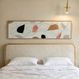 Horizontales Wandbild abstrakt erhältlich bei kudeko.com