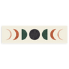 Horizontales Wandbild minimalistisch mit Mondphasen. Erhältlich auf kudeko.com