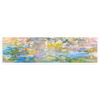 Tableau horizontal abstrait avec reflets pastel disponible sur kudeko.com