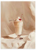 Cuadro cuadrado vintage de un frappé. Disponible en kudeko.com