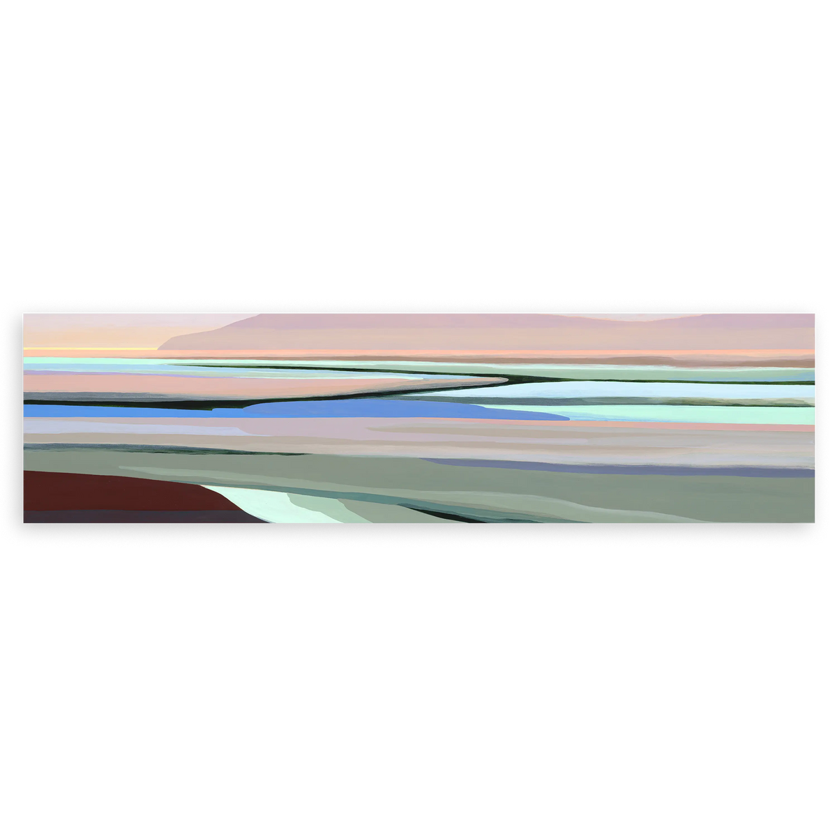 Cuadro horizontal abstracto disponible en kudeko.com