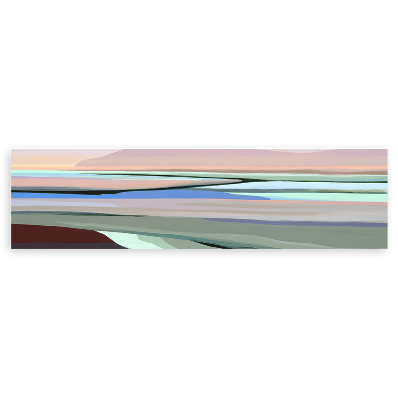 Cuadro horizontal abstracto disponible en kudeko.com