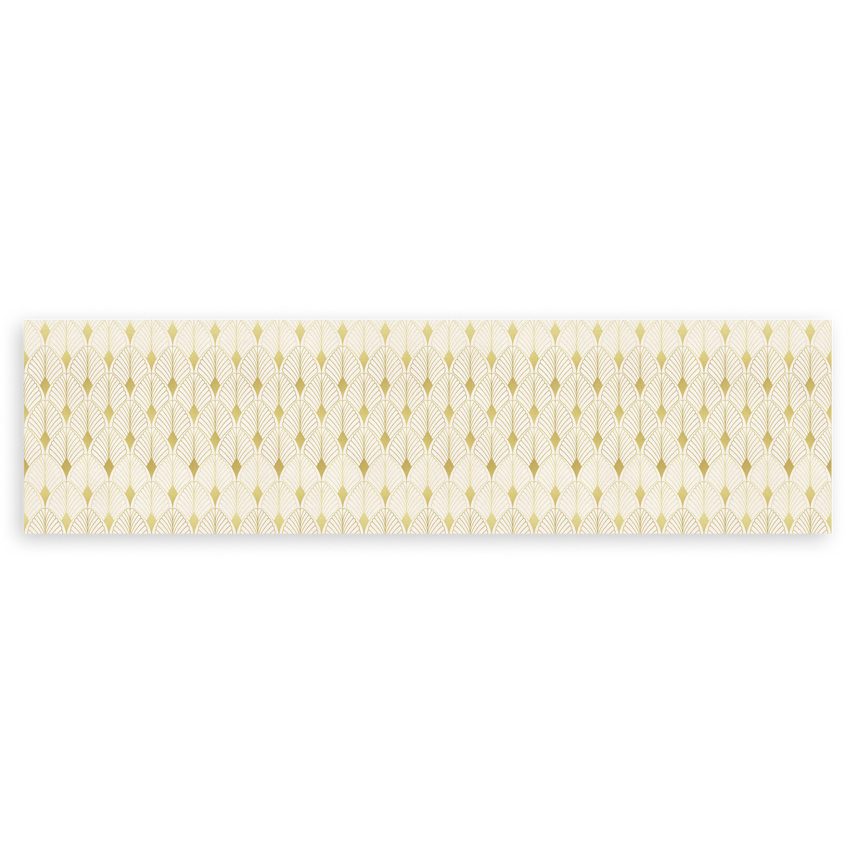 Cuadro horizontal minimalista en tonos dorados y cremosos. Disponible en kudeko.com