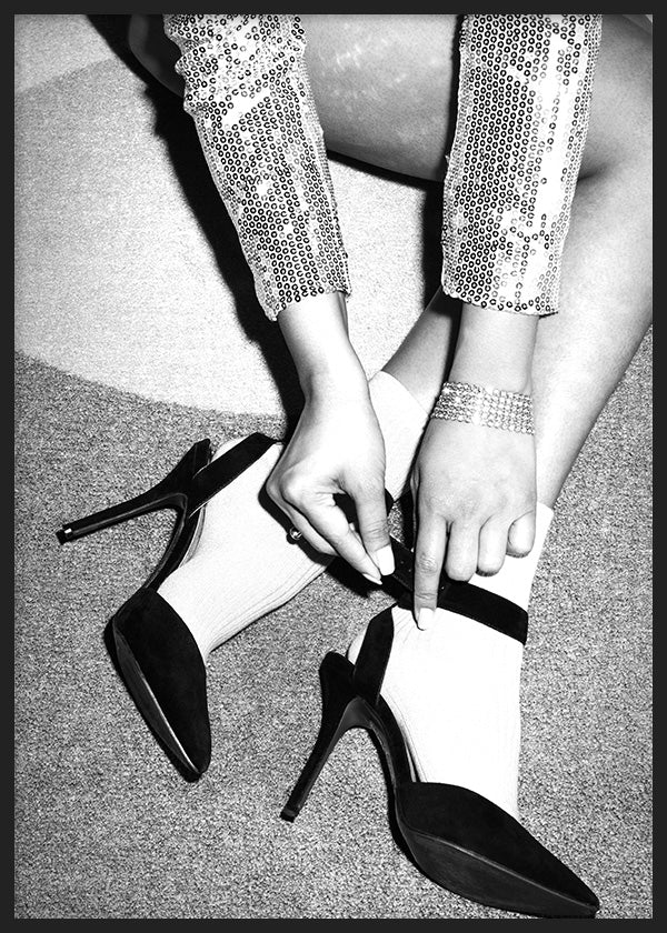Disco Feet B&W