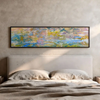 Tableau horizontal abstrait avec reflets pastel disponible sur kudeko.com