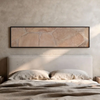 Horizontales Wandbild minimalistisch, das natürliche Texturen darstellt. Erhältlich auf kudeko.com.