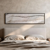 Cuadro horizontal minimalista con textura de madera. Disponible en kudeko.com
