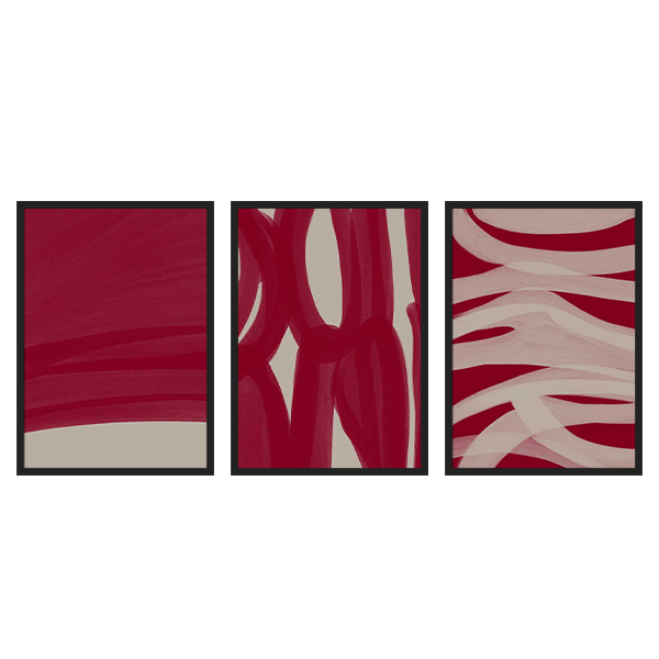 Three Combo - Colour Pallete Burgundy