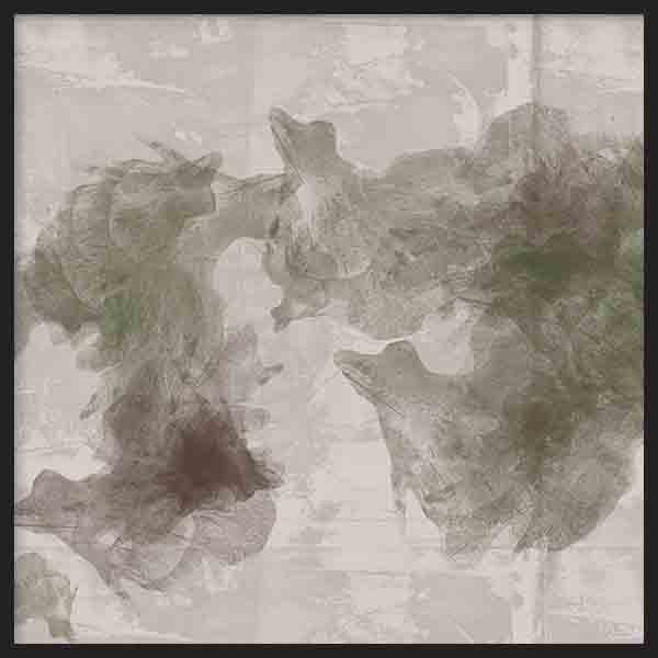 Abstract Wabi-Sabi In Green