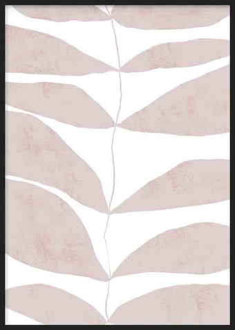 Leaf Patterns in Soft Beige Tones