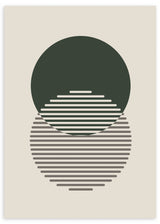 Quadro quadrado minimalista abstrato disponível em kudeko.com