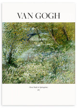 Cuadro cuadrado abstracto de un paisaje disponible en kudeko.com