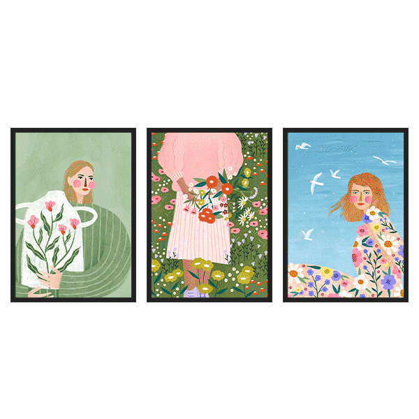 Three Combo - Lots of flowers