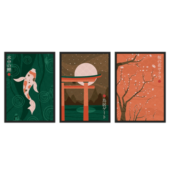 Three Combo - Moonlit Torii Gate