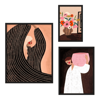 Mural I - The Woman Floral Harmony
