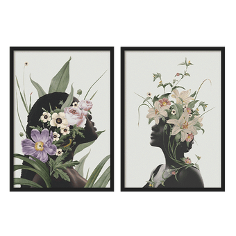 Two Combo - Purple flower