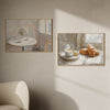 Quadro horizontal minimalista café da manhã disponível em kudeko.com