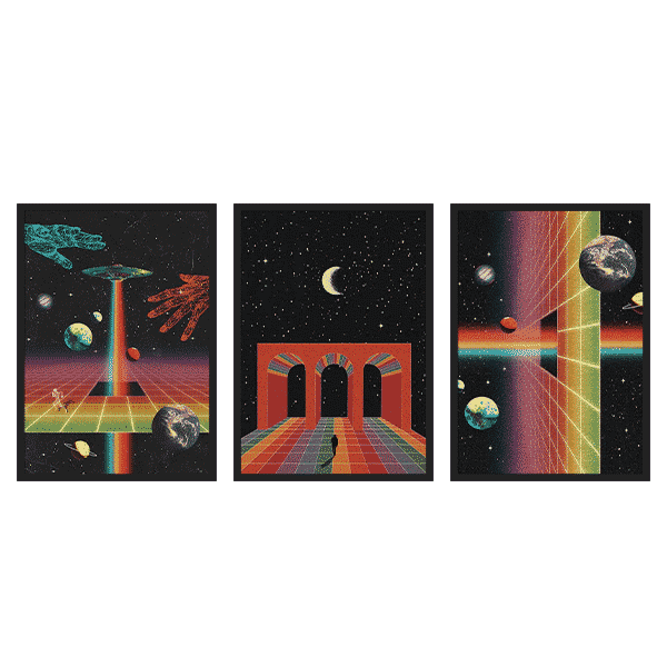 Three Combo - Space Rainbow