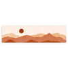 Horizontales Wandbild abstrakt Berglandschaft verfügbar auf kudeko.com