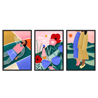 Three Combo - Vibrant Ladies