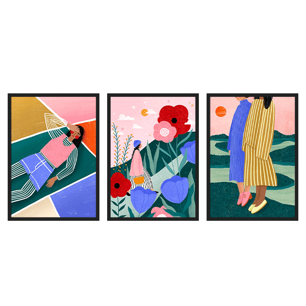 Three Combo - Vibrant Ladies