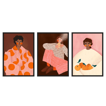 Three Combo - Woman with the oranges