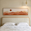 Horizontales Wandbild abstrakt Berglandschaft verfügbar auf kudeko.com