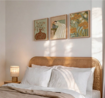 cuadros para casas de estilo boho chic