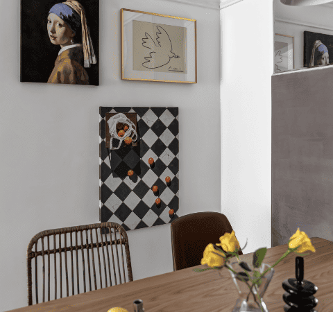 cuadros para casas de estilo retro y vintage