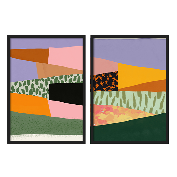 Two Combo -  Collage abstract minimalism