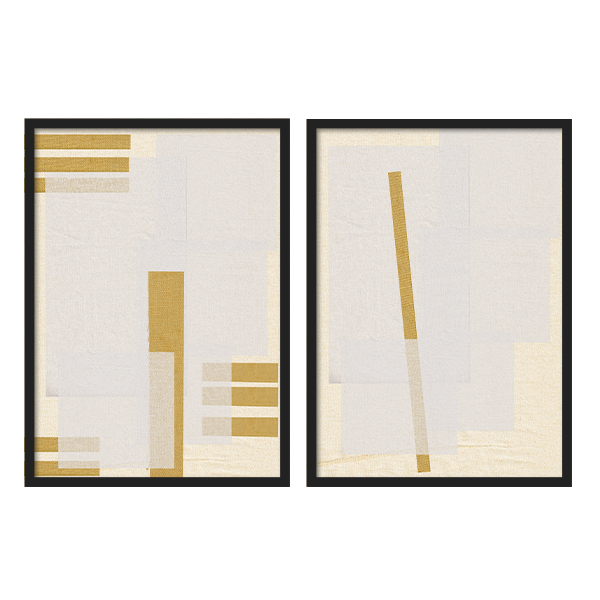 Two Combo -  Fabric Pattern Collage