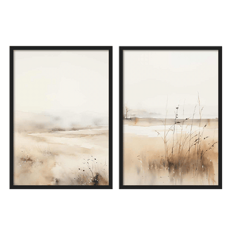 Two Combo - Paisaje Watercolor Orilla