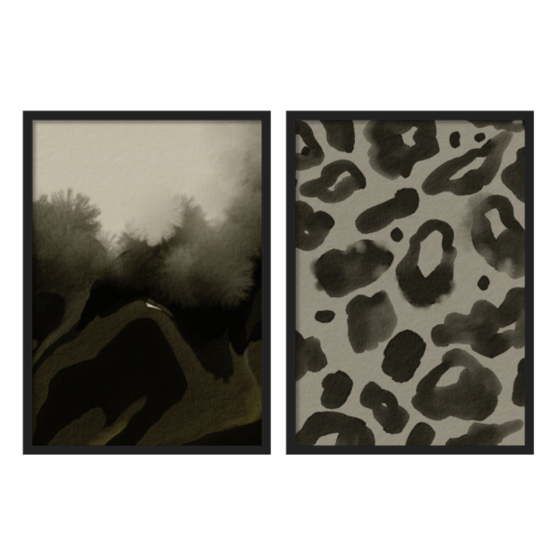 Two Combo - Animal Print Leopardo