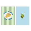 Conjunto de dos cuadros decorativos sin marco de estilo minimalista y orgánico, dúo gastronómico de tortilla y gilda, modelo Two combo - El sabor del verano