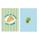 Conjunto de dos cuadros decorativos sin marco de estilo minimalista y orgánico, dúo gastronómico de tortilla y gilda, modelo Two combo - El sabor del verano