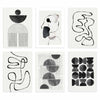 Conjunto de cuadros minimalistas, Six Combo - Retro Modern