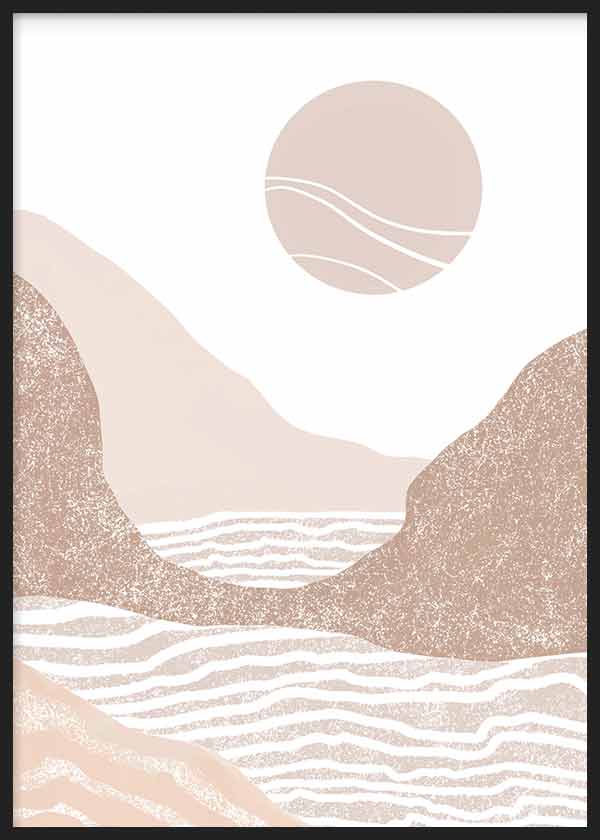 Sunset Seascape Art