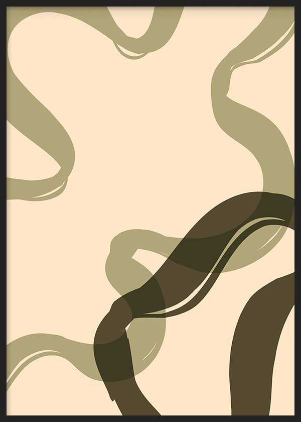 Abstract Sinuous Shapes