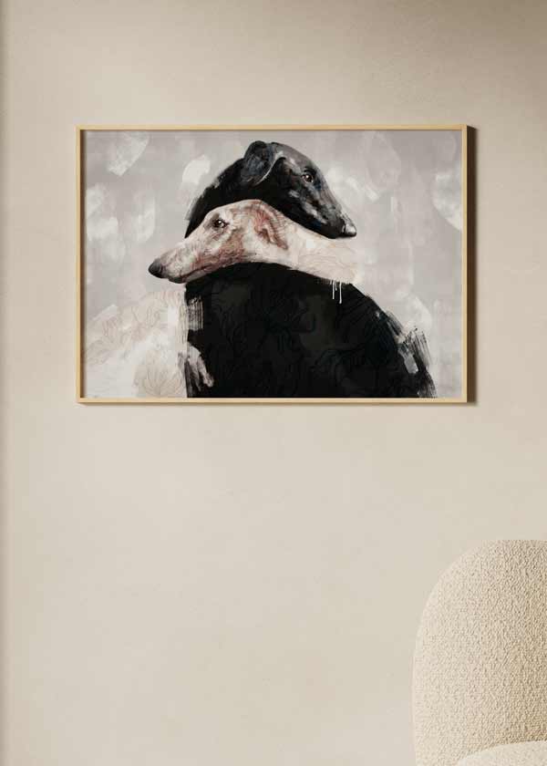 Cuadro horizontal, animales, At All Times II, kudeko.com