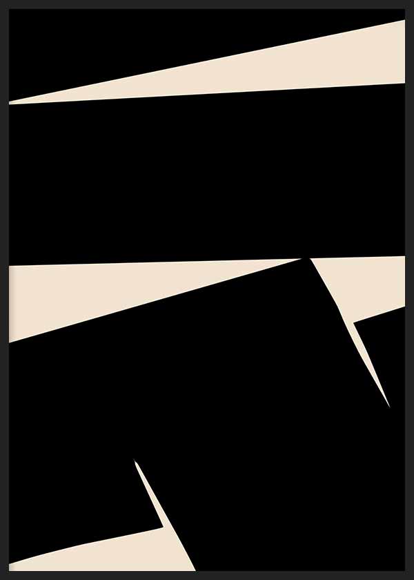 Black Plain Abstract