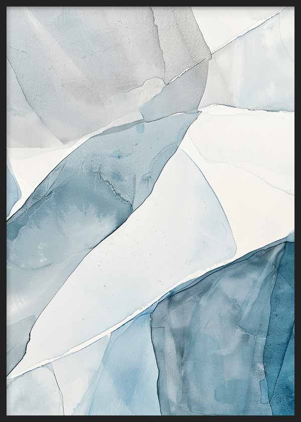 Coastal Blue Shapes III