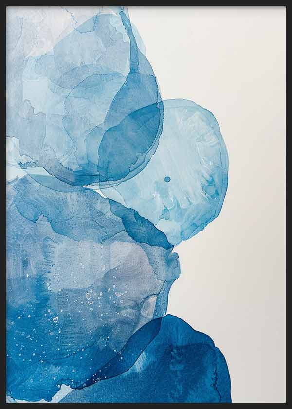 Coastal Blue Shapes IV