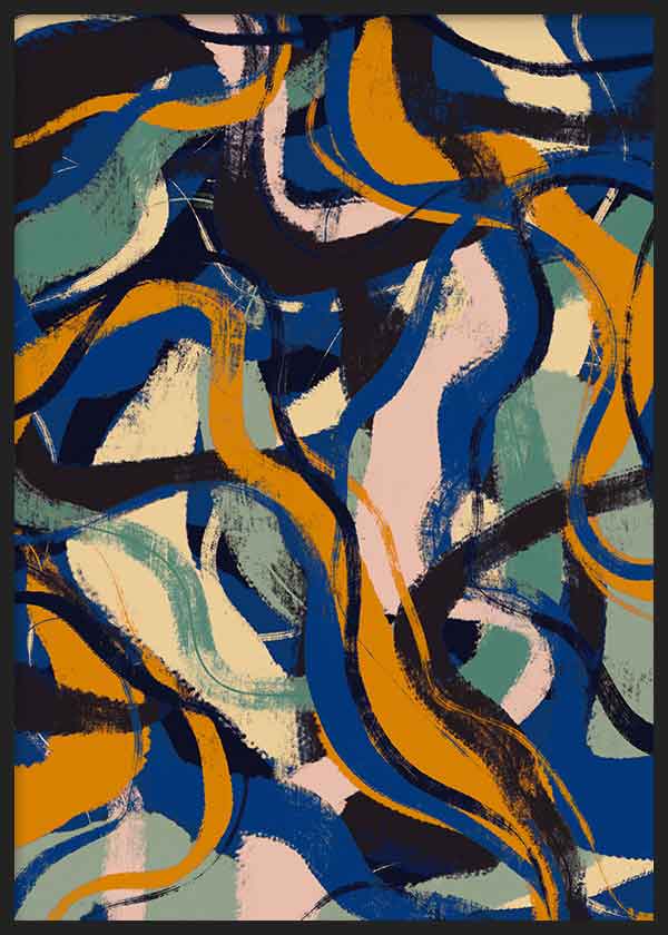 Colorful Strokes Pattern