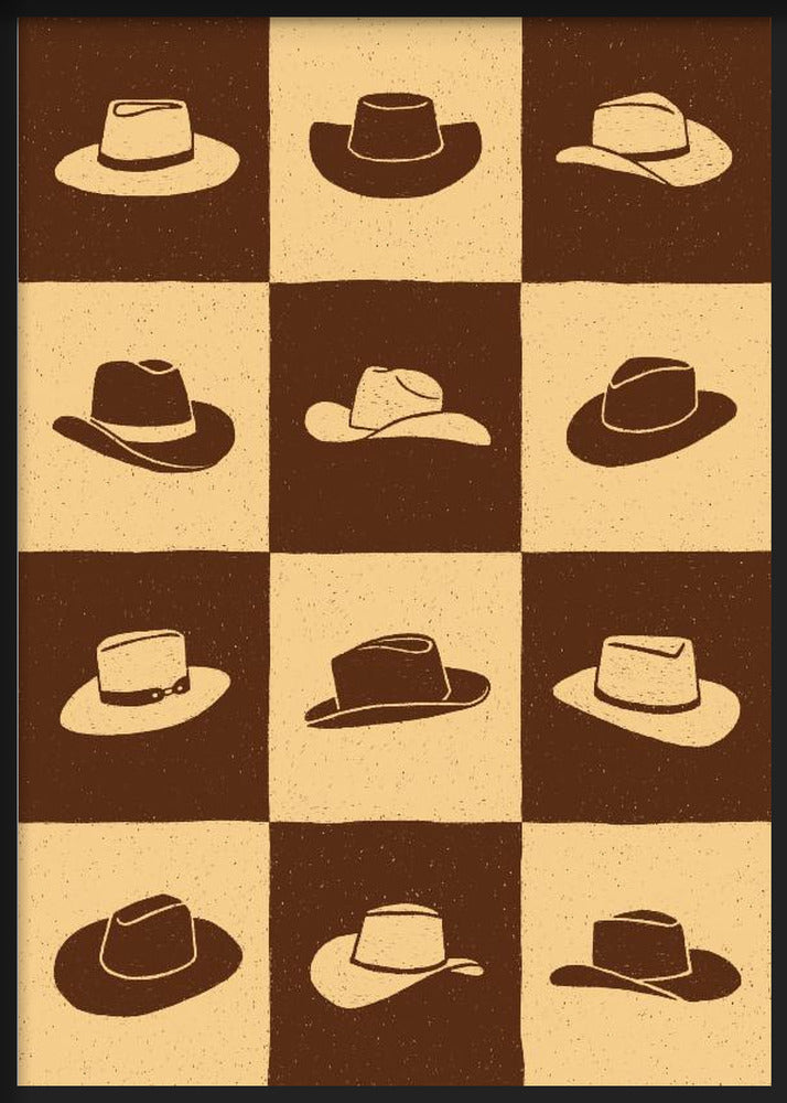 Cowboy Checkerboard
