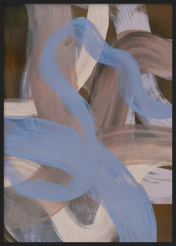 Abstract Brush Strokes 124X