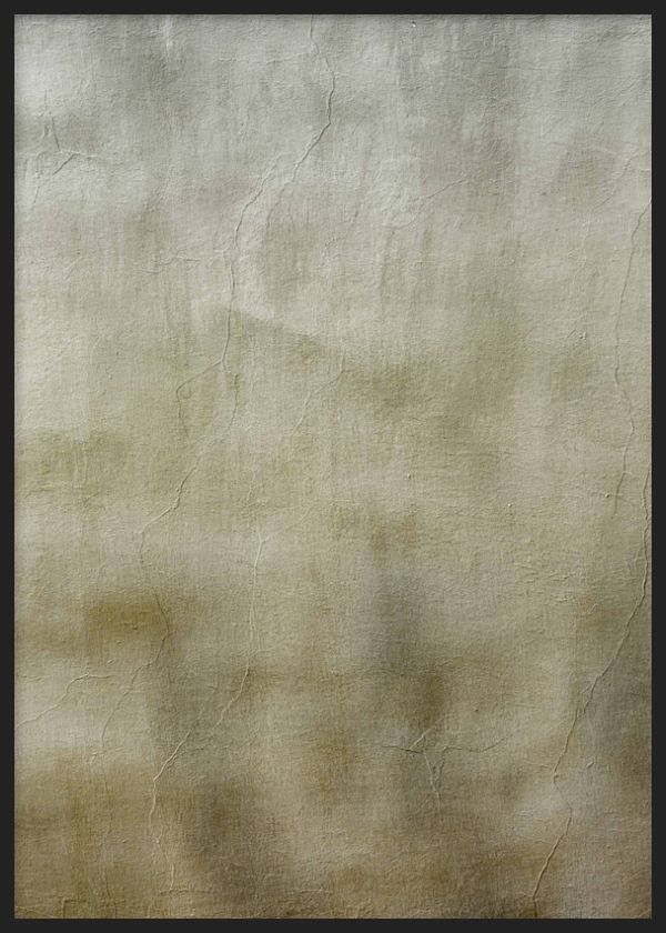 Dekoratives Wandbild mit Rahmen im minimalistischen und organischen Stil, abstrakte Textur in sanften Erdtönen, Modell Aged Textured Gradient. Erhältlich auf kudeko.com