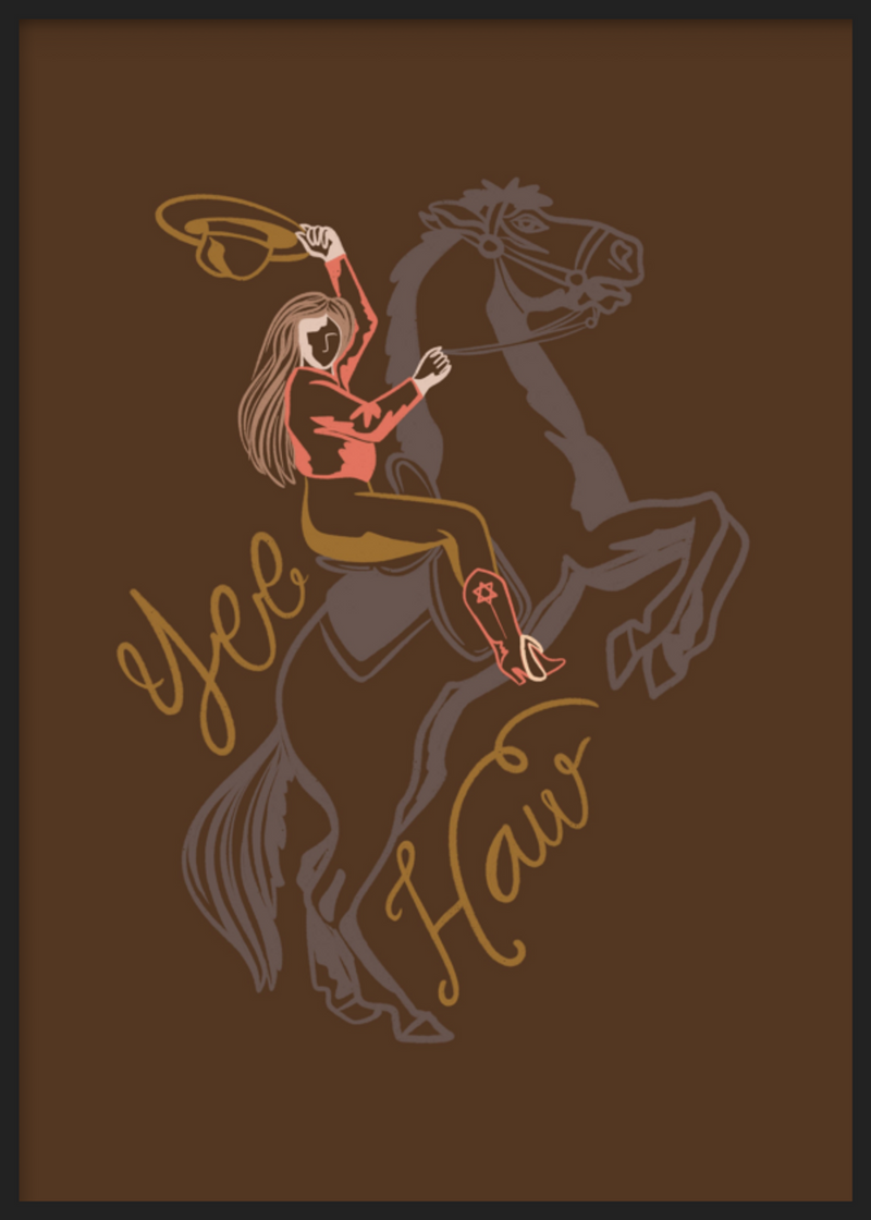 Yee Haw Cowgirl Spirit