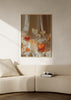 Quadro abstrato de taças de coquetel, ideal para interiores. Disponível em kudeko.com