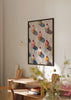 Tableau coloré avec de délicieux cupcakes. Disponible sur kudeko.com